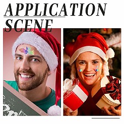 Пластиковые трафареты для рисования лица&nbsp;DIY-WH0304-582D