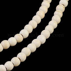 Синтетических нитей бирюзовые бусы&nbsp;X-TURQ-G106-4mm-02Q