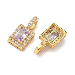 Латунные микро проложить кубического циркония подвески&nbsp;KK-Z139-08G