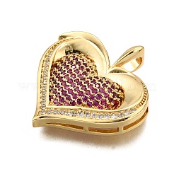 Латунные микро проложить кубического циркония подвески&nbsp;KK-K401-03G-01