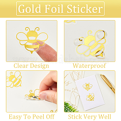Самоклеящиеся наклейки из золотой фольги&nbsp;DIY-WH20001-13G