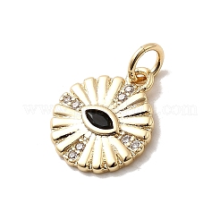 Латунные микро проложить кубического циркония подвески&nbsp;KK-H089-31G