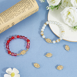 6 шт. латунные застежки-коробочки&nbsp;KK-BBC0020-08