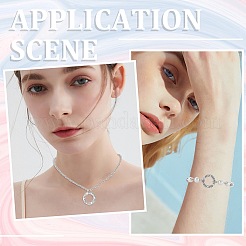 20 шт. соединительные кольца из сплава в тибетском стиле&nbsp;TIBE-SC0001-96