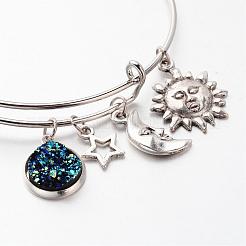 Регулируемые железные браслеты&nbsp;BJEW-JB02395