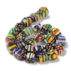 Ручной работы стеклянная бусина тысячецветник нитей&nbsp;LAMP-G099-10-01