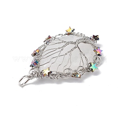 Природный кристалл кварца большие подвески&nbsp;G-L524-09P-07