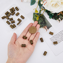 1 набор европейских бусин из сплава&nbsp;FIND-HY0003-12