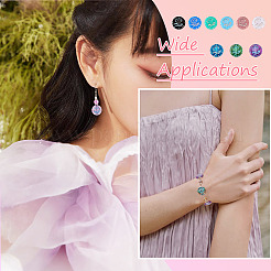 90шт 9 стильные непрозрачные и прозрачные акриловые бусины&nbsp;MACR-TA0001-45