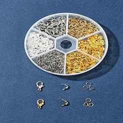 Наборы для самостоятельного изготовления застежек-карабинов из цинкового сплава&nbsp;DIY-FS0006-92