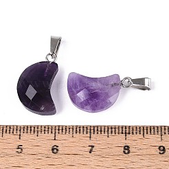 Подвески из натурального аметиста &nbsp;G-N349-02C-P