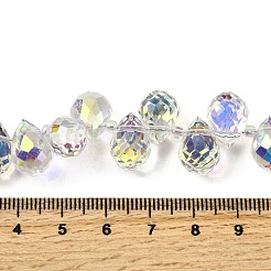 Гальваническим стеклянные бусины&nbsp;EGLA-K062-01B-AB03