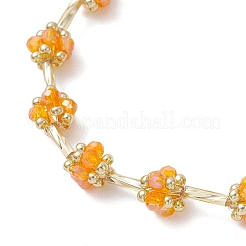 Браслеты из стеклянных бусин для женщин&nbsp;BJEW-MZ00216-01