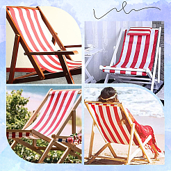 Полосатый стул ткань холст&nbsp;AJEW-WH20002-25A-01