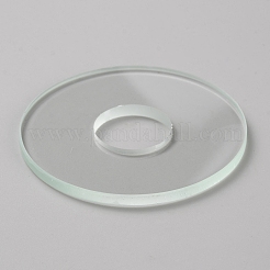 Прозрачные стеклянные соединительные кольца&nbsp;GLAA-WH0038-49