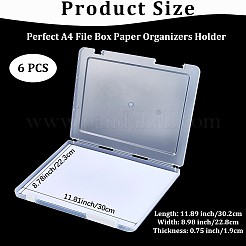 Прозрачные пластиковые упаковочные коробки с откидной крышкой&nbsp;AJEW-WH20060-90A