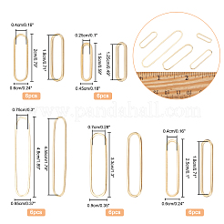 30шт 5 стильных латунных соединительных кольца&nbsp;KK-NB0001-61