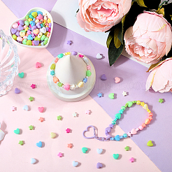 900шт 2 стиля непрозрачные акриловые бусины&nbsp;MACR-PA0001-36