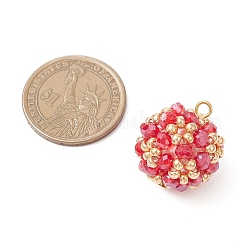 Подвески из гальванического стекла&nbsp;PALLOY-MZ00879-01