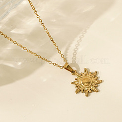 Винтажные подвески в виде солнца из нержавеющей стали 306 для женщин.&nbsp;IP0295