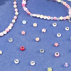 1400шт 10 цвета непрозрачные акриловые бусины&nbsp;MACR-SC0002-30