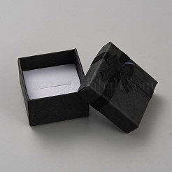 Квадратные бумажные коробки для хранения ювелирных изделий и колец&nbsp;CON-TAC0001-08A