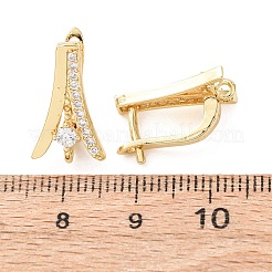 Латунная фурнитура для серег&nbsp;KK-D108-01G