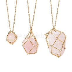 3 шт. 3 стиля 304 нержавеющая сталь кубовидная цепочка макраме мешочек пустой держатель для камня изготовление ожерелья&nbsp;NJEW-JN05198