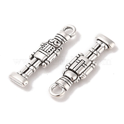 Тибетском стиле сплава солдат подвески&nbsp;LS-TIBEP-GC160-AS-RS