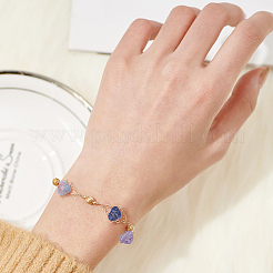 120шт 8 цвета стеклянные бусины&nbsp;GLAA-FH0001-77