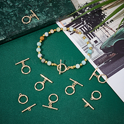 12 комплект латунных застежек-тоглов&nbsp;KK-GA0001-88