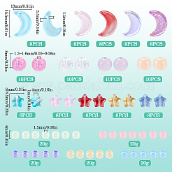 Стеклянные бусины смешанных стилей&nbsp;GLAA-SC0002-19