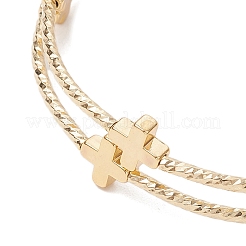 2шт. латунные трубчатые браслеты для женщин&nbsp;BJEW-JB11904