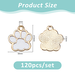 120 шт. Подвески из сплава с эмалью&nbsp;ENAM-FH0001-95B