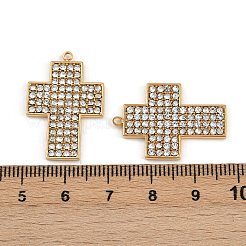 Подвески из нержавеющей стали 304 со стразами&nbsp;STAS-P410-18G