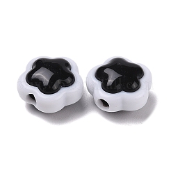 Двухцветные акриловые бусины&nbsp;OACR-U003-05