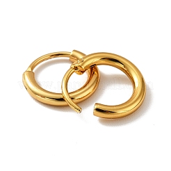 Серьги-кольца Huggie Hoop из нержавеющей стали с вакуумным покрытием PVD 201&nbsp;STAS-H164-02G