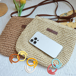 60шт 6-х цветный пластиковый инструмент для вязания&nbsp;DIY-CP0012-73