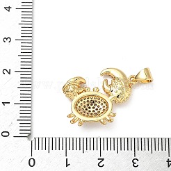 Латунные микро проложить кубического циркония подвески&nbsp;KK-P330-01A-G