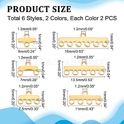 24 шт. 12 стиля 304 нержавеющая сталь люстра компоненты соединения STAS-UN0042-02