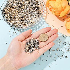 4000 шт. 4 цвета круглые пластиковые бусины-разделители ccb&nbsp;CCB-PA0001-05A