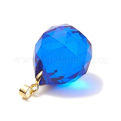 Стекло граненое прозрачное k9 с латунными подвесками&nbsp;PALLOY-JF02041