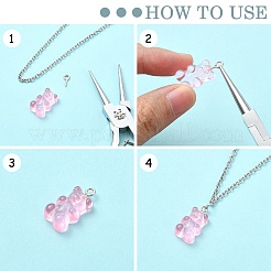 750 шт. железные скобы для крепления колышков с винтовым ушком&nbsp;IFIN-YW0003-89