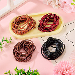 10 ярд двухцветного плетеного кожаного шнура&nbsp;WL-TA0001-03