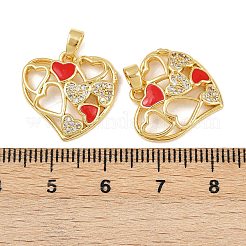 Латунные микро проложить кубического циркония подвески&nbsp;KK-F908-09G