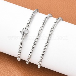 Устойчивые к потускнению цепочки из нержавеющей стали 201&nbsp;NJEW-L416-02-2.5mm