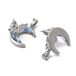 Кубический цирконий из латуни со стеклянными подвесками&nbsp;KK-Z103-13P