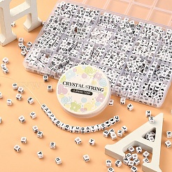 Непрозрачные акриловые бусины с горизонтальными отверстиями&nbsp;SACR-YW0001-44