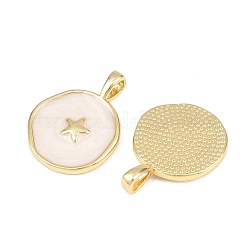 Латунь эмаль подвески&nbsp;KK-Q283-057G-NR