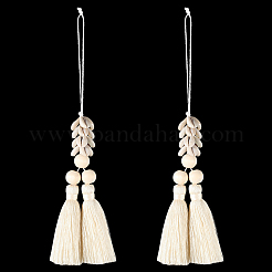 Хлопок подвесные украшения&nbsp;HJEW-WH20023-003